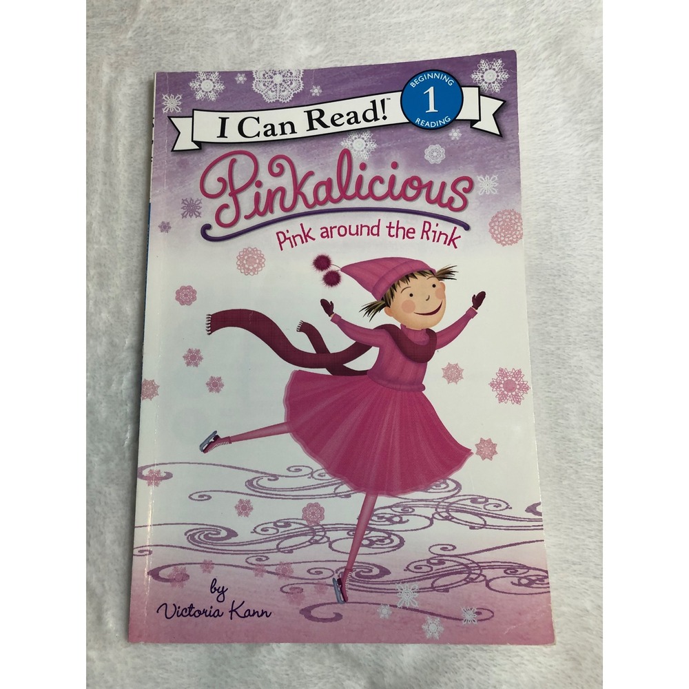 Pinkalicious Pink Around the Rink Book Kids Ice Skating Story Victoria Kann
